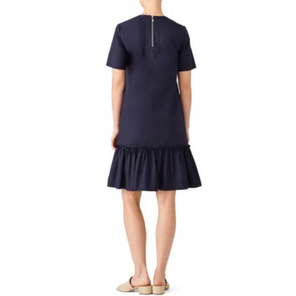 Scotch & Soda Navy Poplin Dress - Picture 7 of 11